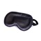 Dacasso Black Leather Sleep Mask EI-1009 - alternate 1